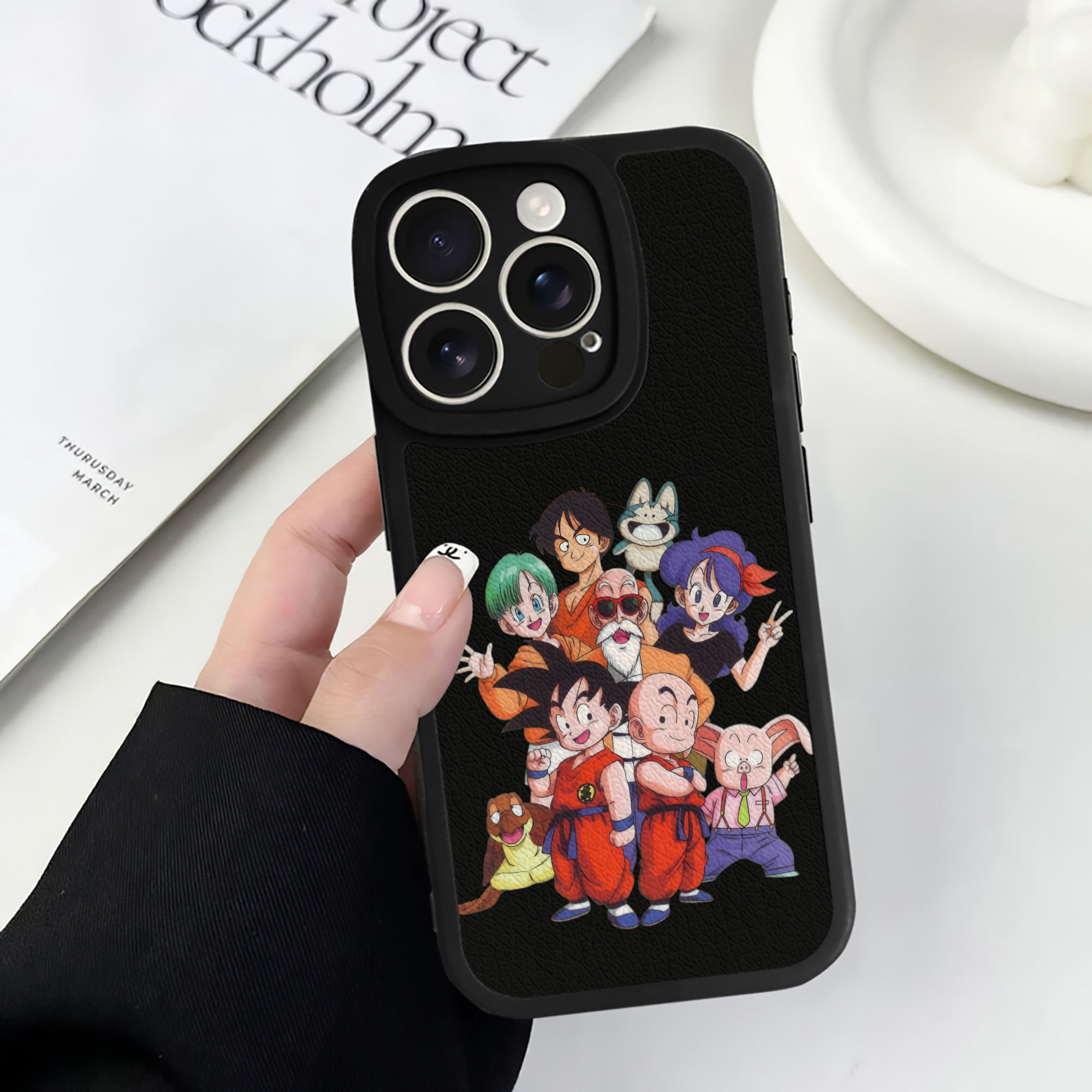 ドラゴンボール DRAGON BALL 【iPhone 16シリーズ対応】シリコンスマホケース（レザー調） 材質：シリコン